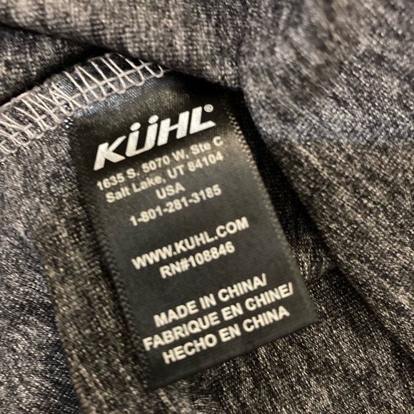 Kuhl Mova Aktiv Charcoal Heather Grey Athletic Sleeveless Outdoor Dress M - Picture 5 of 6